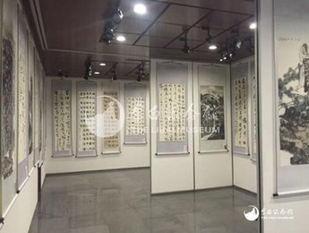 当代书画名家李白诗意书画邀请展书画作品展在李白纪念馆展出