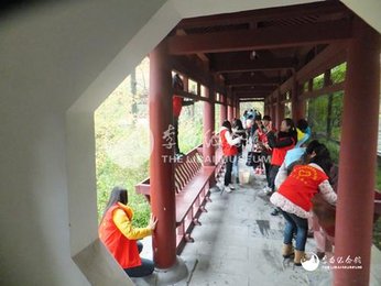 四川幼儿师范高等专科学校的青年志愿者们到我馆开展志愿者活动