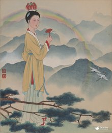 李白妇女诗集绘（第二十八幅）