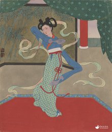 李白妇女诗集（第四十四幅）