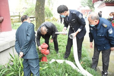 江油市李白纪念馆举办消防安全知识讲座及消防应急演练